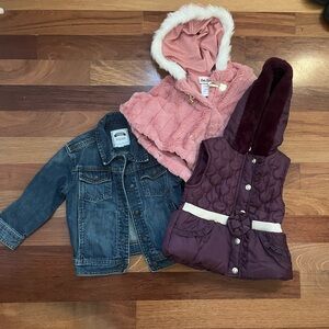 Toddler girl outerwear bundle